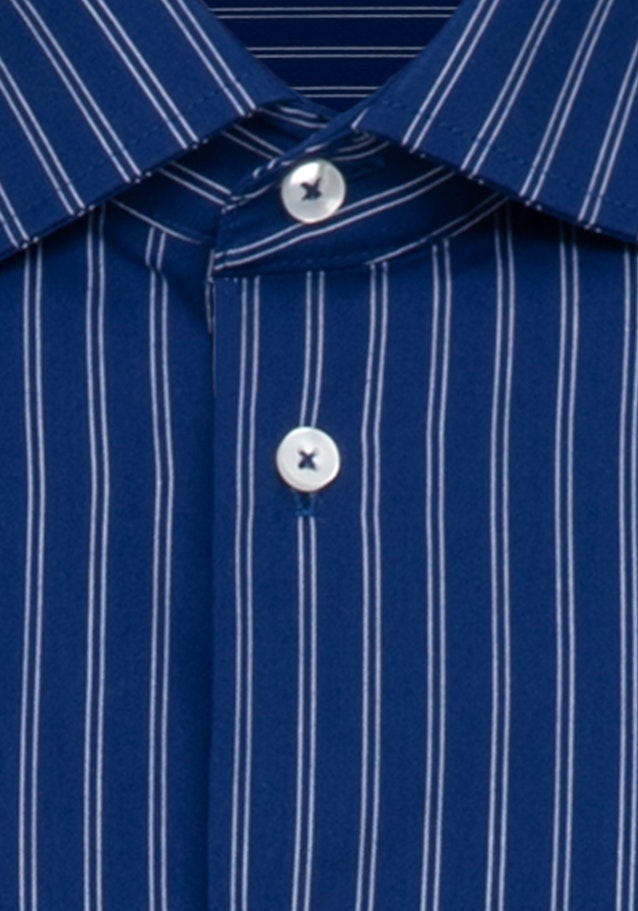 Poplin Business Shirt in Regular with Kent-Collar and extra long sleeve in Medium Blue |  Seidensticker Onlineshop
