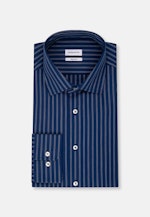 Regular Chemise d'affaires rayures in Bleu Moyen |  Seidensticker Onlineshop