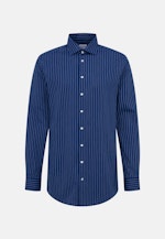 Regular Chemise d'affaires rayures in Bleu Moyen |  Seidensticker Onlineshop