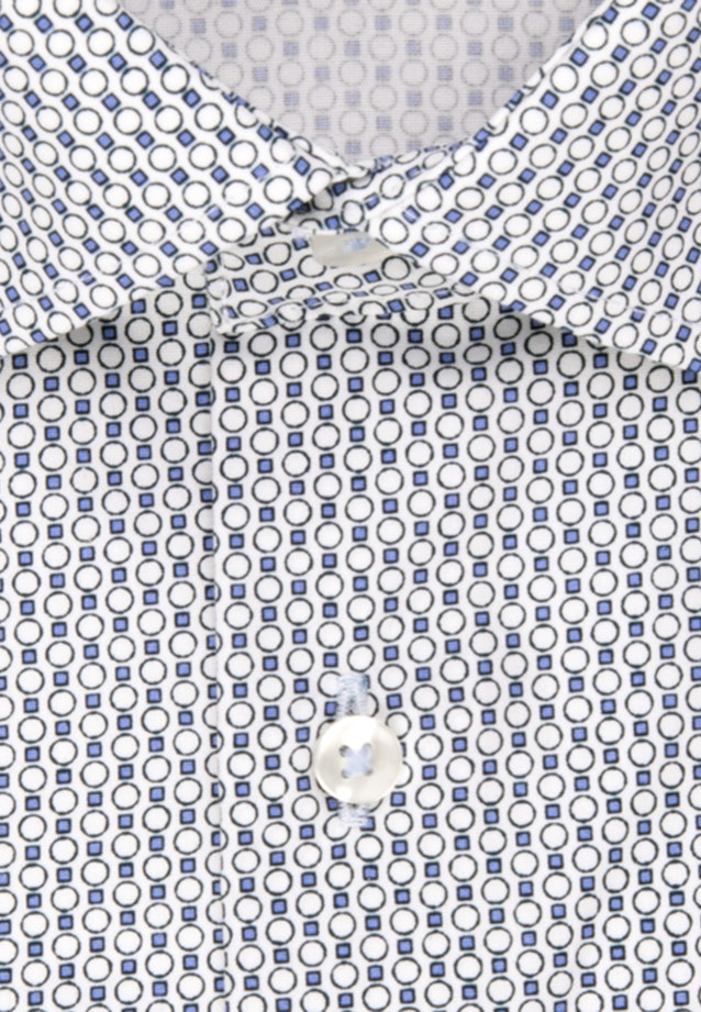 Slim Business Hemd Druck in Hellblau |  Seidensticker Onlineshop