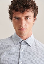 Slim Business Hemd Druck in Hellblau |  Seidensticker Onlineshop