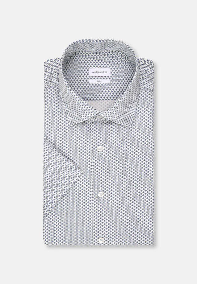 Slim Business shirt Print in Light Blue |  Seidensticker Onlineshop