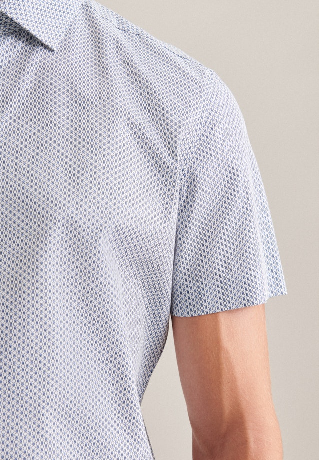 Slim Business Hemd Druck in Hellblau |  Seidensticker Onlineshop