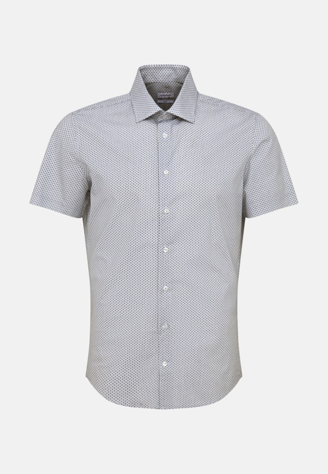 Slim Business Hemd Druck in Hellblau |  Seidensticker Onlineshop