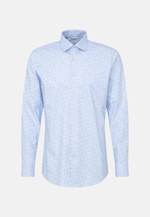 Regular Chemise d'affaires Imprimé in Bleu Clair |  Seidensticker Onlineshop