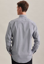 Regular Business Hemd Karo in Dunkelblau |  Seidensticker Onlineshop