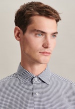 Regular Business Hemd Karo in Dunkelblau |  Seidensticker Onlineshop