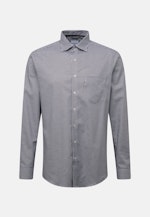 Regular Business Hemd Karo in Dunkelblau |  Seidensticker Onlineshop