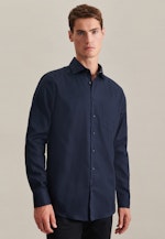Regular Business shirt Uni in Dark Blue |  Seidensticker Onlineshop