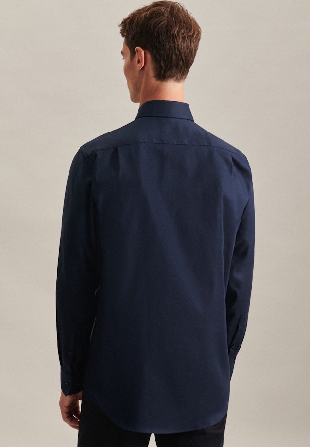 Regular Business shirt Uni in Dark Blue |  Seidensticker Onlineshop
