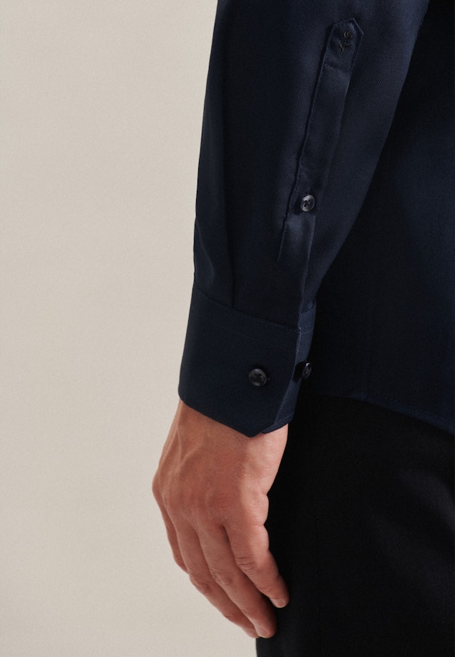 Regular Business shirt Uni in Dark Blue |  Seidensticker Onlineshop