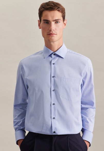 Regular Business Hemd Uni in Hellblau |  Seidensticker Onlineshop