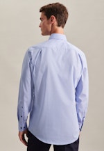 Regular Chemise d'affaires Uni in Bleu Clair |  Seidensticker Onlineshop