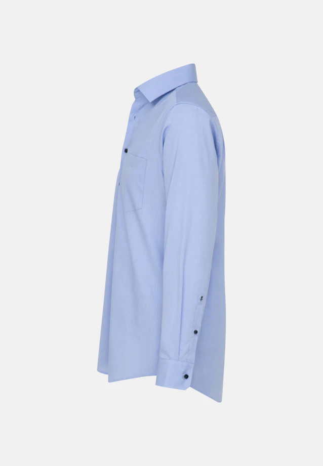 Regular Chemise d'affaires Uni in Bleu Clair |  Seidensticker Onlineshop