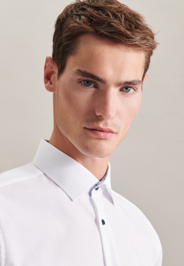 Regular Business Hemd Uni in Weiß |  Seidensticker Onlineshop