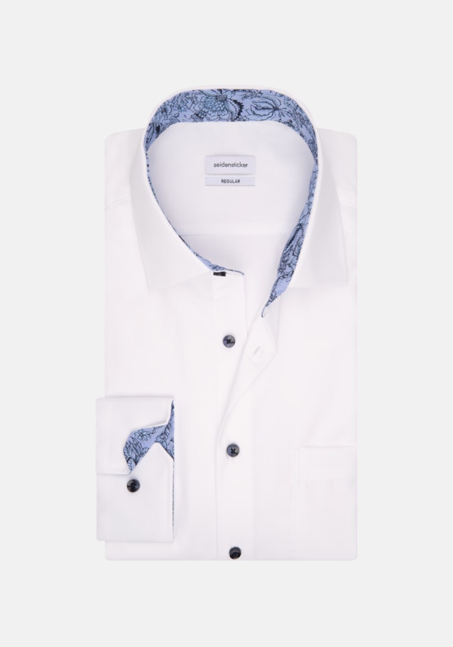Regular Business Hemd Uni in Weiß | Seidensticker Onlineshop