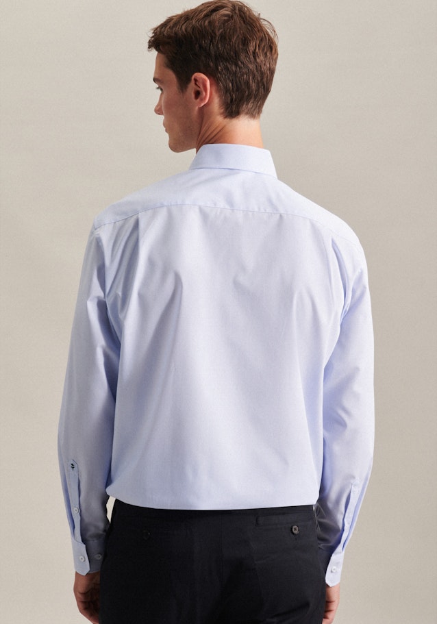 Non-iron Popeline Business overhemd in Comfort with Kentkraag in Lichtblauw |  Seidensticker Onlineshop