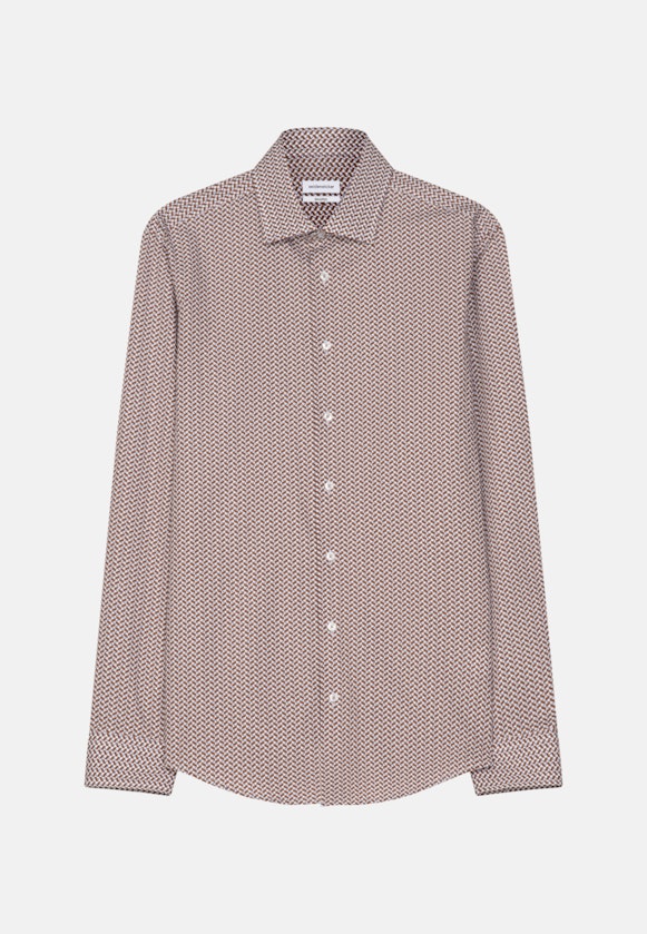 Shaped Chemise d'affaires rayures in Marron |  Seidensticker Onlineshop