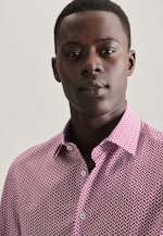 Shaped Chemise d'affaires rayures in Rose Fuchsia |  Seidensticker Onlineshop