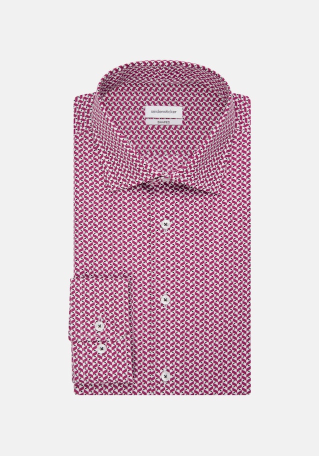 Shaped Business Hemd Streifen in Rosa/Pink | Seidensticker Onlineshop