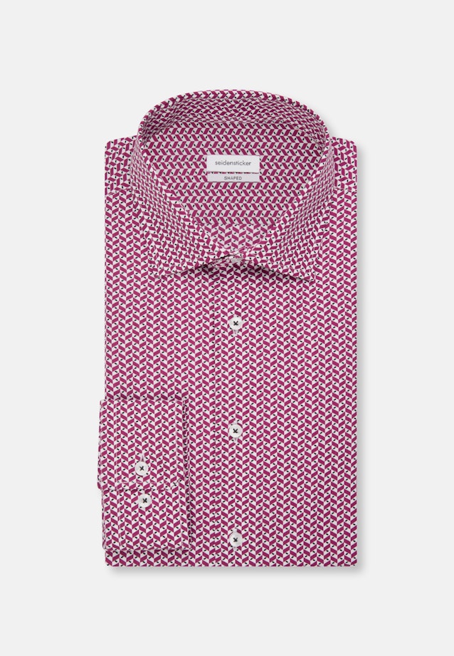 Shaped Chemise d'affaires rayures in Rose Fuchsia |  Seidensticker Onlineshop