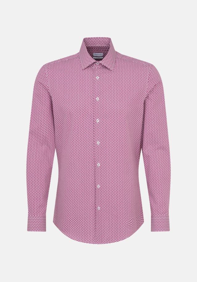 Popeline Business Hemd in Shaped mit Kentkragen in Rosa/Pink |  Seidensticker Onlineshop