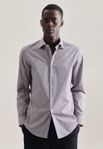 Slim Business shirt Check in Dark Blue |  Seidensticker Onlineshop
