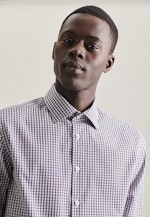 Slim Business shirt Check in Dark Blue |  Seidensticker Onlineshop