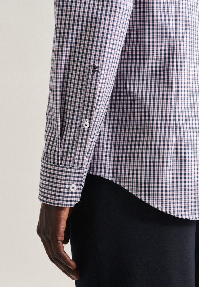 Slim Business shirt Check in Dark Blue |  Seidensticker Onlineshop