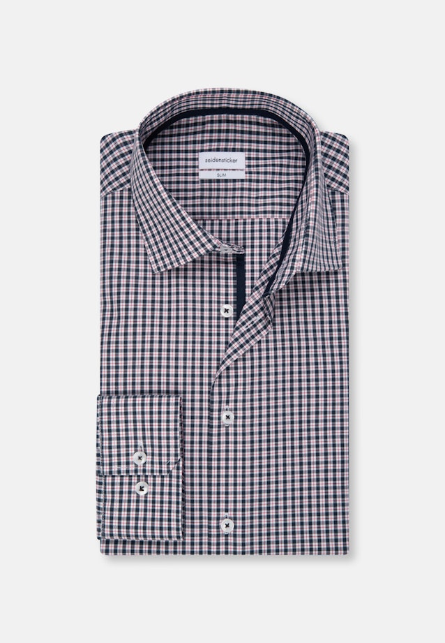 Slim Business shirt Check in Dark Blue |  Seidensticker Onlineshop