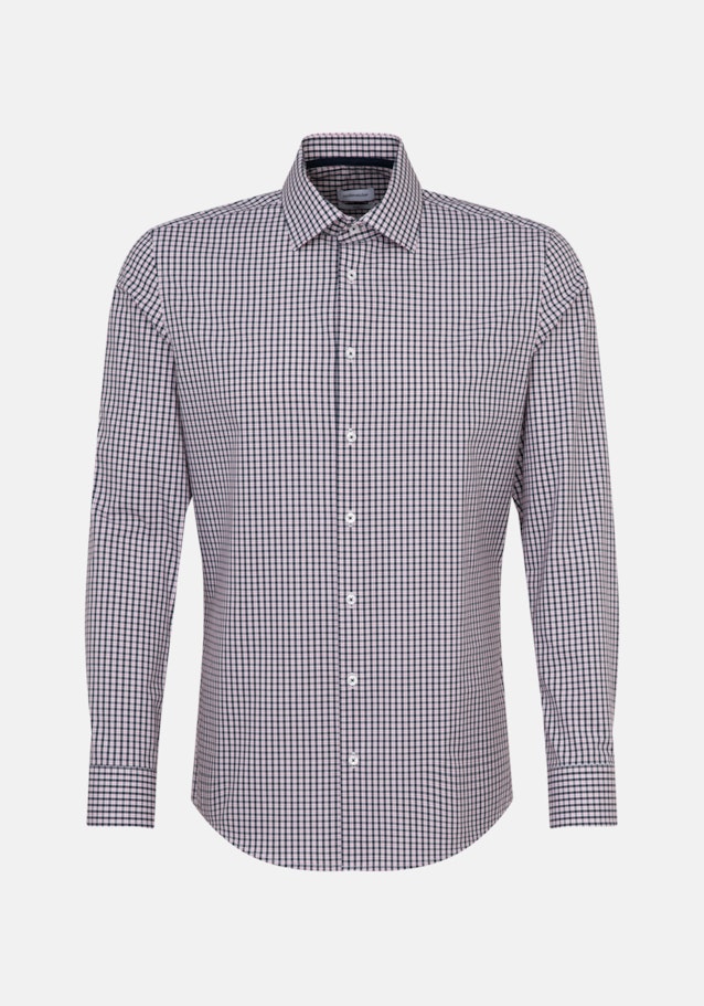Easy-iron Poplin Business Shirt in Slim with Kent-Collar in Dark Blue |  Seidensticker Onlineshop