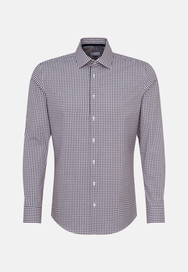 Slim Business shirt Check in Dark Blue |  Seidensticker Onlineshop