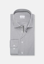 Slim Business shirt Check in Grey |  Seidensticker Onlineshop