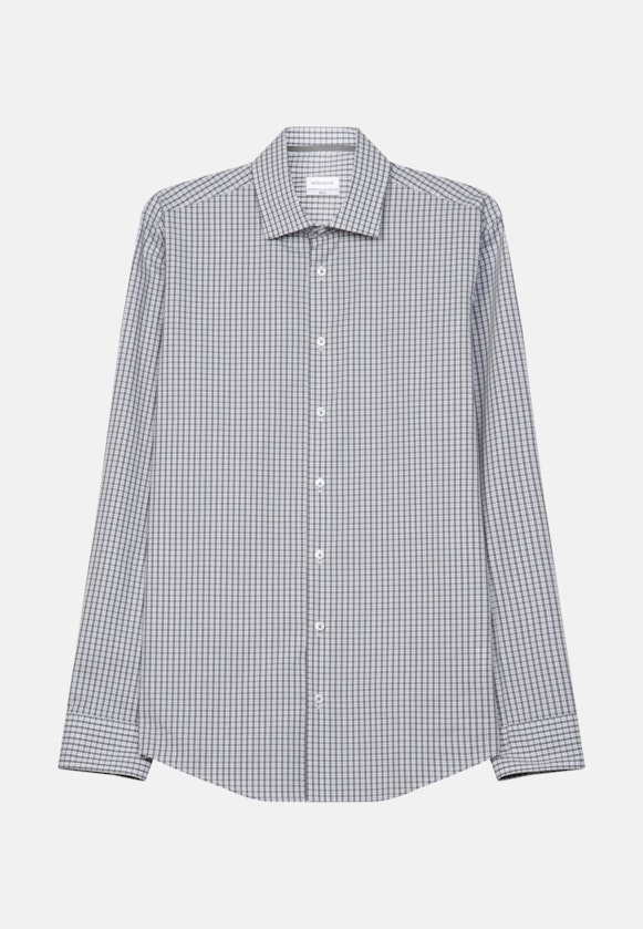 Slim Business shirt Check in Grey |  Seidensticker Onlineshop