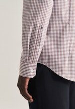 Slim Business shirt Check in Brown |  Seidensticker Onlineshop