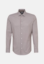 Slim Business shirt Check in Brown |  Seidensticker Onlineshop