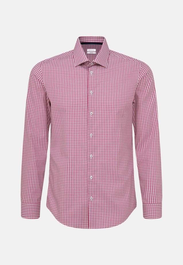 Easy-iron Popeline Business overhemd in Slim with Kentkraag in Roze/Pink |  Seidensticker Onlineshop