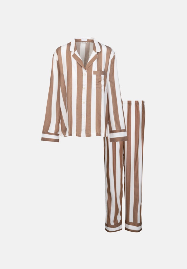 Pyjama aus 100% Viskose in Braun |  Seidensticker Onlineshop