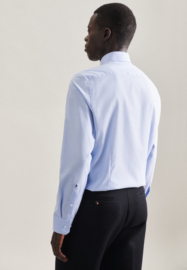 Shaped Chemise d'affaires Uni in Bleu Clair |  Seidensticker Onlineshop