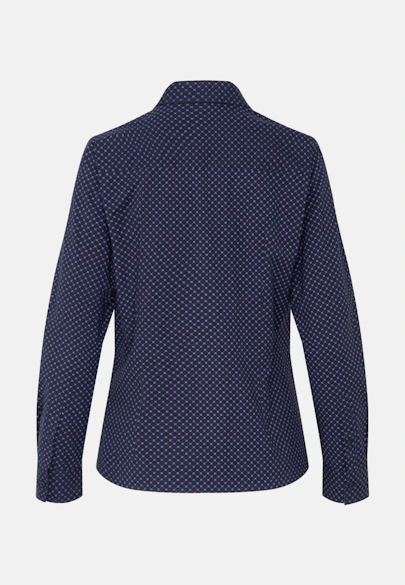 Shirt Blouse Print in Dark Blue |  Seidensticker Onlineshop
