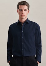 Regular Business shirt Uni in Dark Blue |  Seidensticker Onlineshop