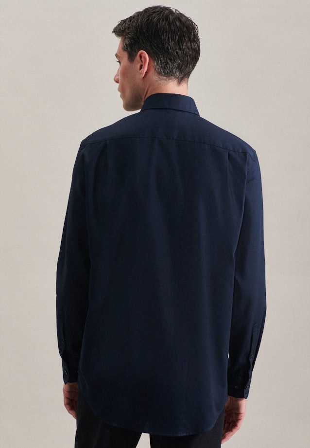 Regular Business shirt Uni in Dark Blue |  Seidensticker Onlineshop