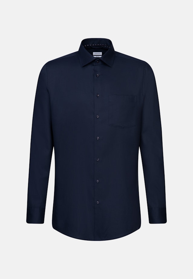 Regular Business shirt Uni in Dark Blue |  Seidensticker Onlineshop