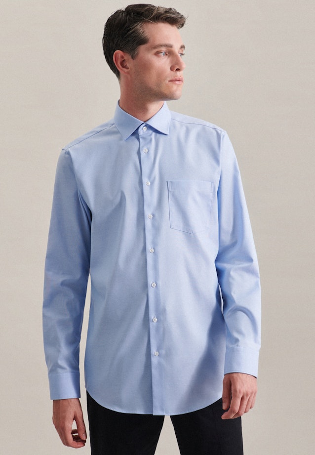 Regular Business shirt Uni in Light Blue |  Seidensticker Onlineshop