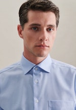 Regular Chemise d'affaires Uni in Bleu Clair |  Seidensticker Onlineshop