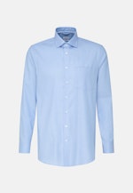 Regular Chemise d'affaires Uni in Bleu Clair |  Seidensticker Onlineshop