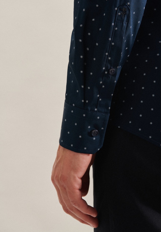 X-Slim Chemise d'affaires Imprimé in Bleu Foncé |  Seidensticker Onlineshop