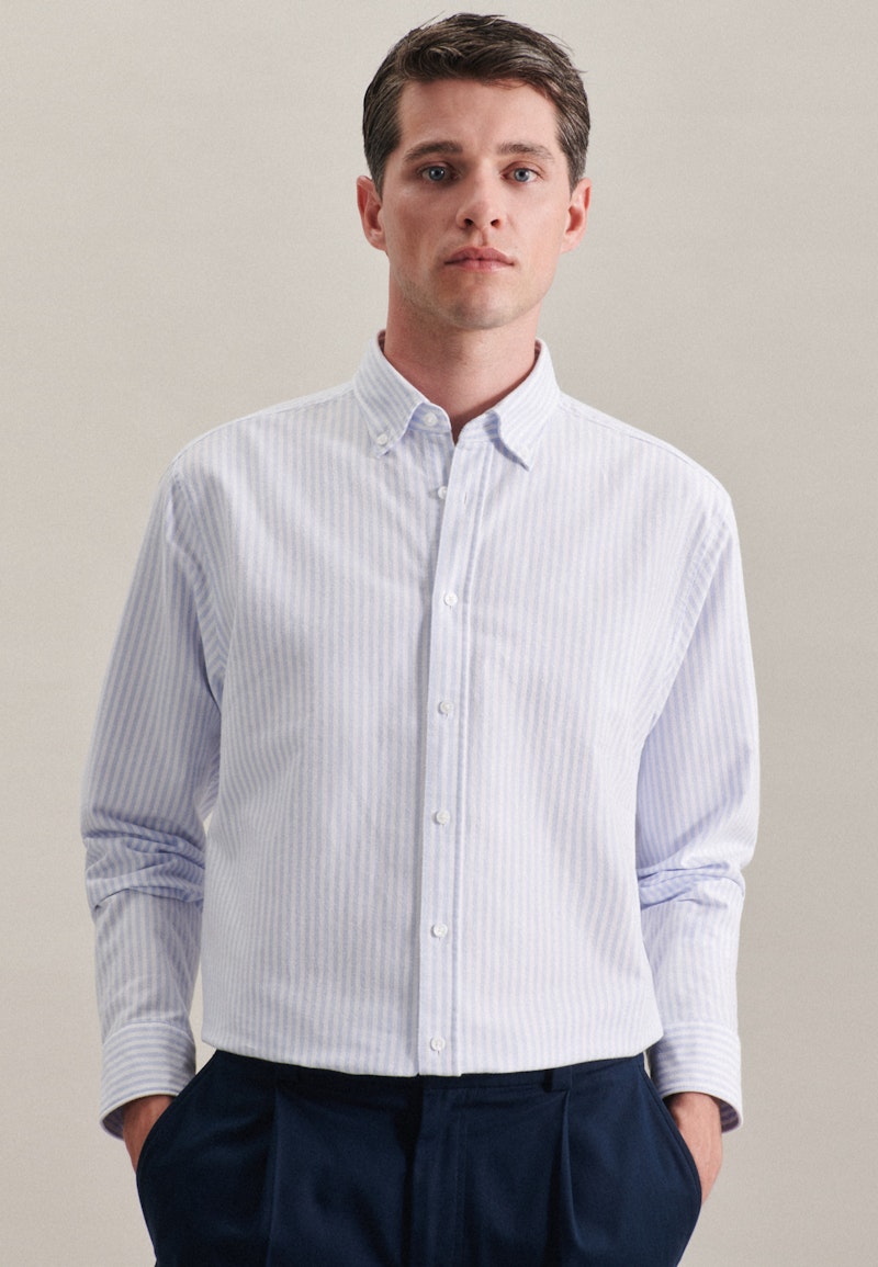 Oxford Business Hemd in Regular mit Button-Down-Kragen