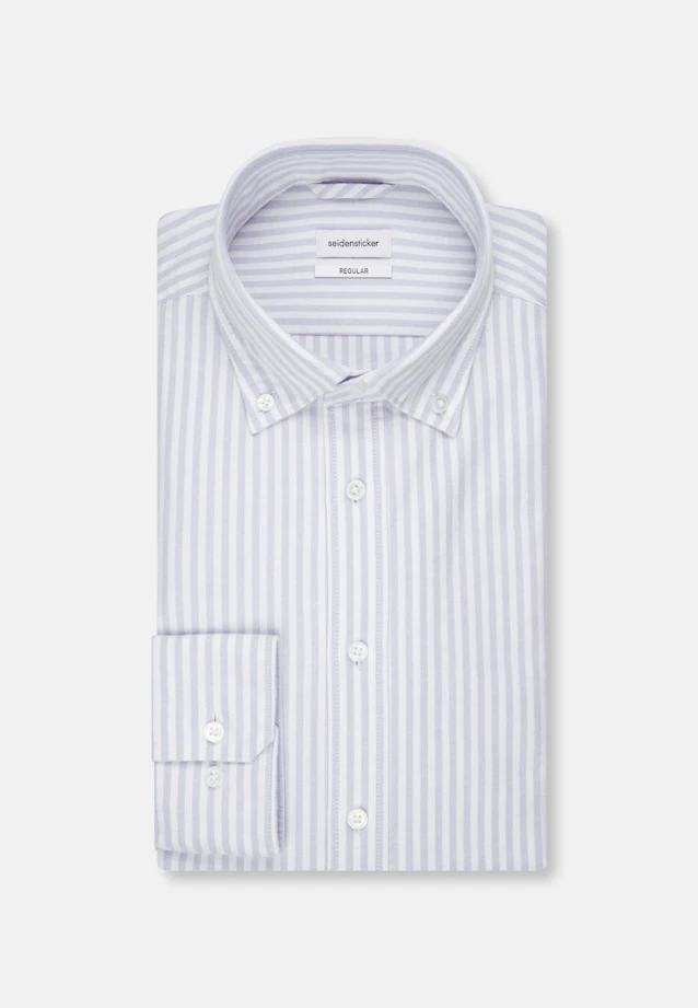 Regular Chemise d'affaires rayures in Bleu Clair |  Seidensticker Onlineshop