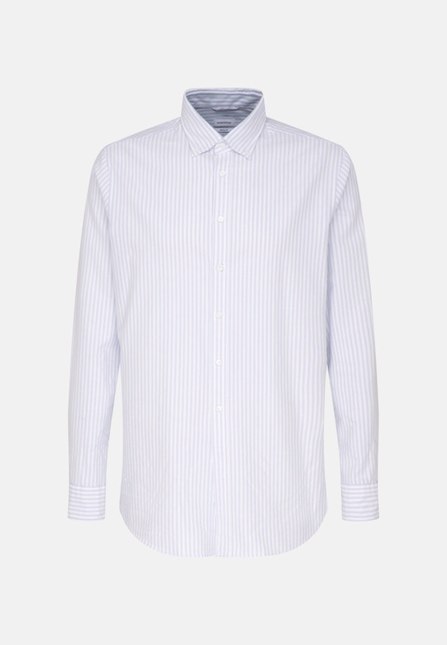 Regular Business Hemd Streifen in Hellblau |  Seidensticker Onlineshop